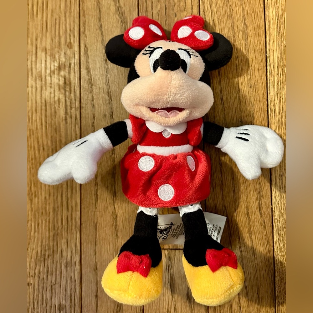 Disney Minnie Mouse Plush - Red, Black, and Yellow
